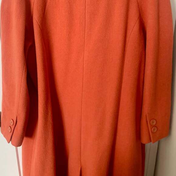 Vintage-Jessica‎ London Orange Wool Blend Car Coat Women’s 16W Plus - Picture 11 of 11